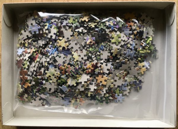 Image of the puzzle 1000, Castorland, Horses by the Stream, by Steve Crisp, Complete, Picture of the bag