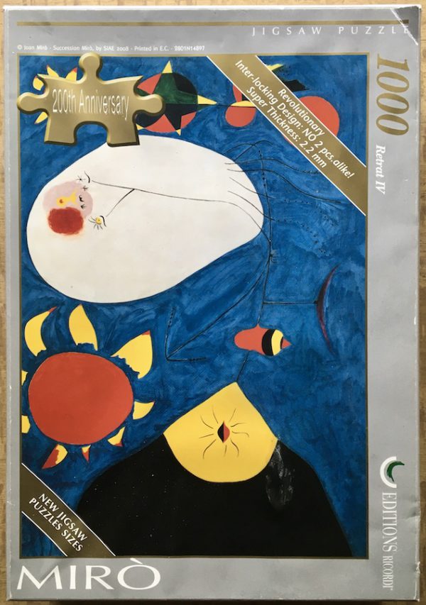 1000, Ricordi, Portrait IV, Joan Miró - Rare Puzzles