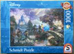 Image of the puzzle 1000, Schmidt, Cinderella Wishes Upon a Dream, by Thomas Kinkade, Factory Sealed, Picture of the box