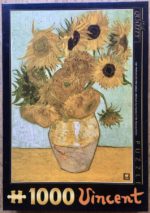 Image of the puzzle 1000, D-Toys, Sunflowers, by Vincent van Gogh, Complete, Picture of the box