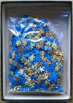 Image of the puzzle 1000, D-Toys, Sunflowers, by Vincent van Gogh, Complete, Picture of the bag