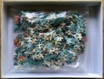 Image of the puzzle 1000, MB, World Map, by Pieter Goos, Complete, Picture of the bag