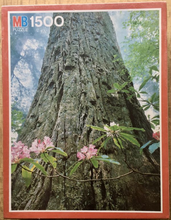 Image of the puzzle 1500, MB, Prairie Creek, by David Muench, Factory Sealed, Picture of the box