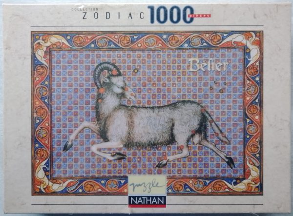 Image of the puzzle 1000, Nathan, Aries, Christian André, Factory Sealed, Picture of the box