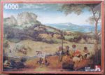 Image of the puzzle 4000, Nathan, The Hay Harvest, by Pieter Bruegel the Elder, Incomplete, Picture of the box