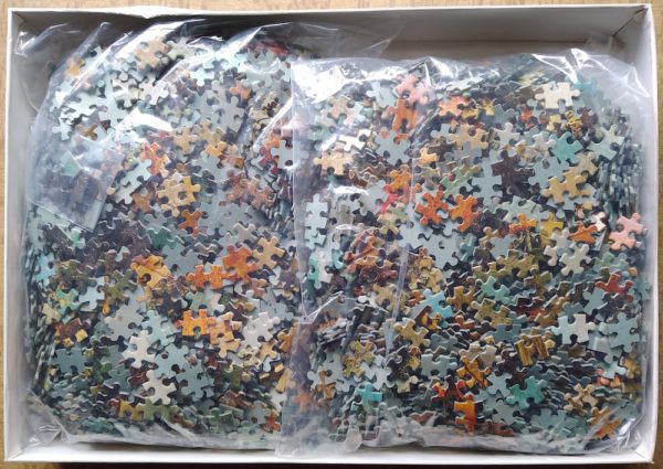 Image of the puzzle 4000, Nathan, The Hay Harvest, by Pieter Bruegel the Elder, Incomplete, Picture of the bag