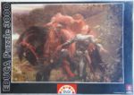 Image of the puzzle 3000, Educa, La Belle Dame sans Merci, by Sir Frank Dicksee, Factory Sealed, Picture of the box