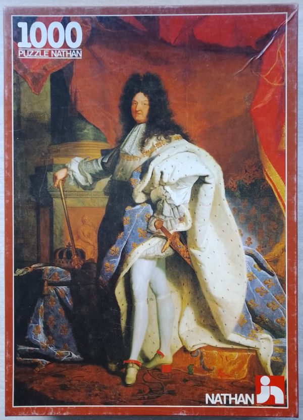 Image of the puzzle 1000, Nathan, Louis XIV, Hyacinthe Rigaud, Sealed Bag, Picture of the box