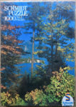 Image of the puzzle 1000, Schmidt, Bergsee, by R. Kirsch, Factory Sealed, Picture of the box