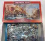 Image of the puzzle 600, Castorland, Battle at the Sea, Complete, Picture of the bag