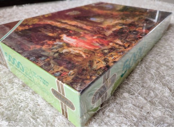 Image of the puzzle 5000, Falcon, The Elements - Fire, by Jan Brueghel the Elder, Factory Sealed, Picture of the box