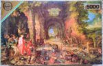 Image of the puzzle 5000, Falcon, The Elements - Fire, by Jan Brueghel the Elder, Factory Sealed, Picture of the box