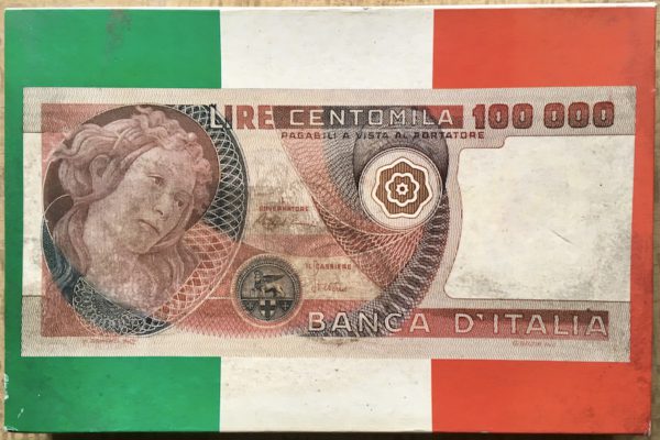 Image of the puzzle 1000, International Team, Italian Lira, Sealed Bag, Picture of the box