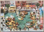 Image of the puzzle 80, Ravensburger, Fishing Harbor, by Ali Mitgutsch, Complete, Picture of the puzzle