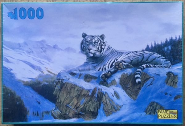 Image of the puzzle 1000, Fame, Syberian Tiger, Factory Sealed, Picture of the box