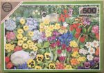 Image of the puzzle 500, Falcon, Spring Cats, by Hilary Jones, Complete, Picture of the box