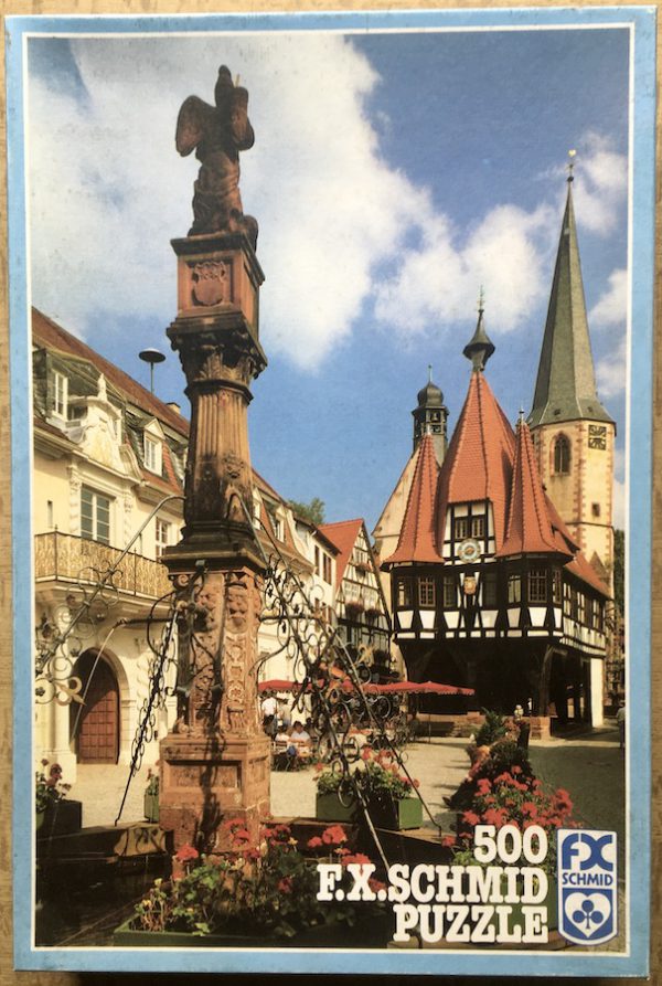 Image of the puzzle 500, F.X. Schmid, Michelstadt, Germany, Complete, Picture of the box
