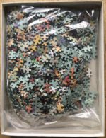 Image of the puzzle 1500, MB, Arlequin au Cheval de Bois, by Paul Collomb, Complete, Picture of the bag