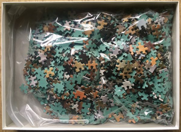 Image of the puzzle 1500, Ravensburger, Flowers, by David Hamilton, Complete, Picture of the bag