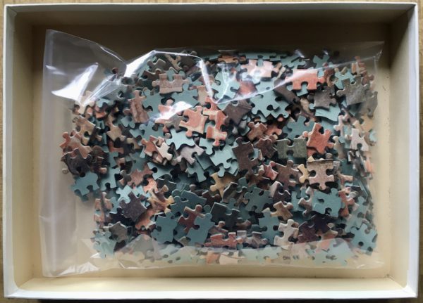 Image of the puzzle 750, JB, What is the Kitten doing?, by Cornelis Jetses, Complete, Picture of the bag