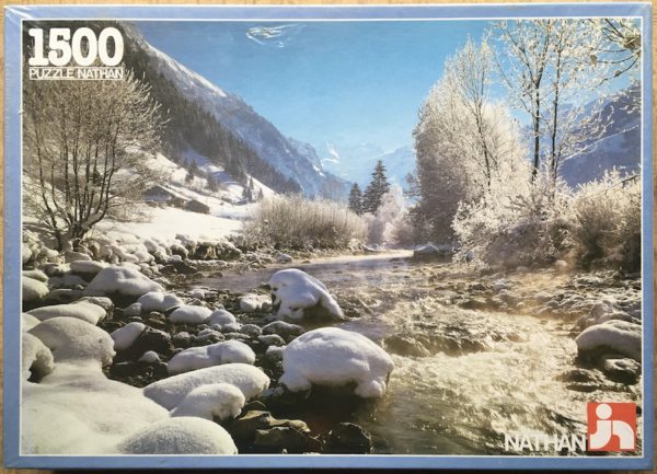 Image of the puzzle 1500, Nathan, Light, Factory Sealed, Picture of the box