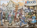 Image of the puzzle 1000, MB, Market Place, Complete, Picture of the box