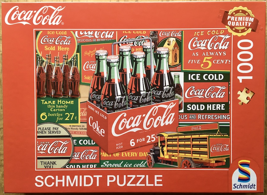 Coca-Cola Classic Signs 1000 Piece Jigsaw Puzzle