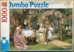 Image of the puzzle 1000, Jumbo, The Tea Party, George Sheridan Knowles, Complete, Picture of the box