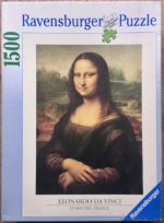 Image of the puzzle 1500, Ravensburger, La Gioconda, by Leonardo da Vinci, Complete, Picture of the box