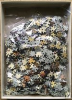 Image of the puzzle 1500, Ravensburger, La Gioconda, by Leonardo da Vinci, Complete, Picture of the bag