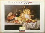 Image of the puzzle 1000, Nathan, Autumn Meal, by François Lim, Incomplete, Picture of the box