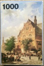 Image of the puzzle 1000, Fame, Noorderkerk Amsterdam, Complete, Picture of the box
