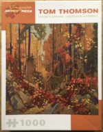 Image of the puzzle 1000, Pomegranate, Autumns Garland, by Tom Thomson, Complete, Picture of the box