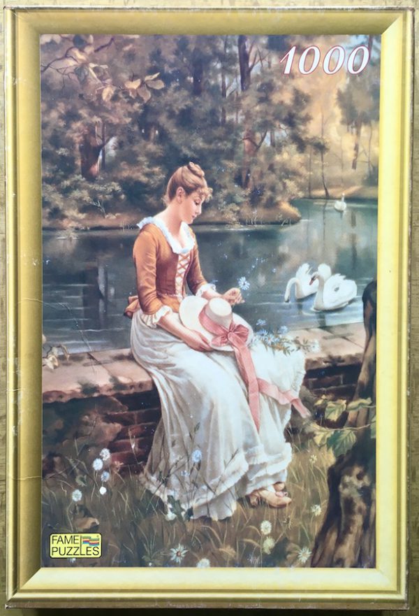 Image of the puzzle 1000, Fame, A Good Berlin Plaque, by Hugo Dittrich, Complete, Picture of the box