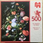 Image of the puzzle 500, Jumbo, Still Life of Flowers, Jan Davidszoon De Heem, Complete, Picture of the box