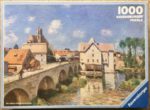 Image of the puzzle 1000, Ravensburger, The Bridge, by Alfred Sisley, Incomplete, Picture of the box