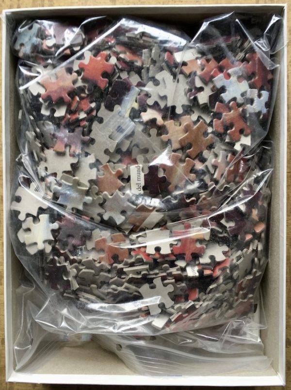 Image of the puzzle 1000, Unicef, The Piano Lesson, by Pierre-Auguste Renoir, Complete, Picture of the bag
