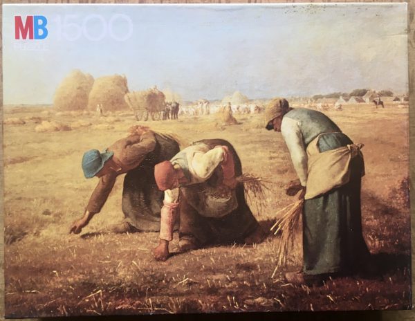 Image of the puzzle 1500, MB, The Gleaners, Jean-François Millet, Complete, Picture of the box