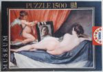 Image of the puzzle 1500, Educa, Venus at her Mirror, by Diego Velázquez, Sealed Bag, Picture of the box