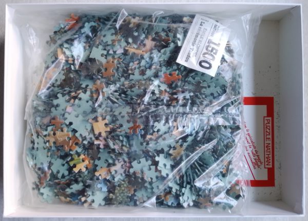 Image of the puzzle 1500, Nathan, A Voodoo Ceremony, by Émile Blondel, Sealed Bag, Picture of the bag