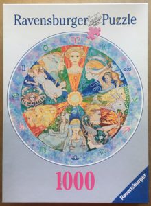 Image of the puzzle 1000, Ravensburger, Star Signs, by Jacky Fenton, Complete, Picture of the box