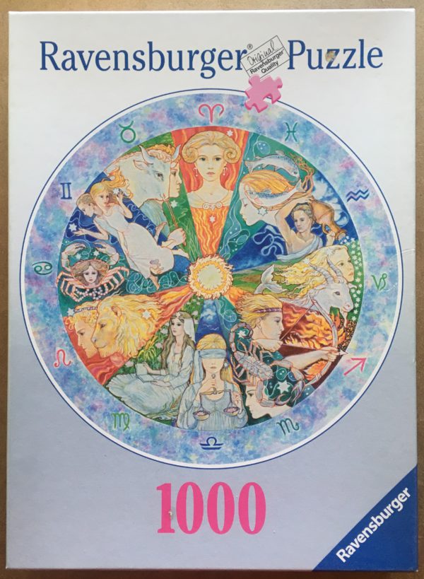 Image of the puzzle 1000, Ravensburger, Star Signs, by Jacky Fenton, Complete, Picture of the box