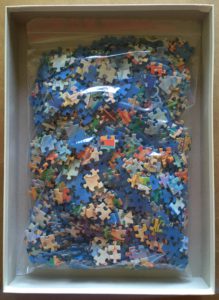 Image of the puzzle 1000, Ravensburger, Star Signs, by Jacky Fenton, Complete, Picture of the bag