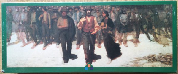 Image of the puzzle 1000, Impronte Edizioni, The Fourth State, by Giuseppe Pellizza da Volpedo, Factory Sealed, Picture of the box