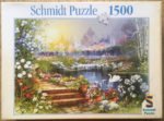 Image of the puzzle 1500, Schmidt, Swan Pond, Complete, Pictture of the box