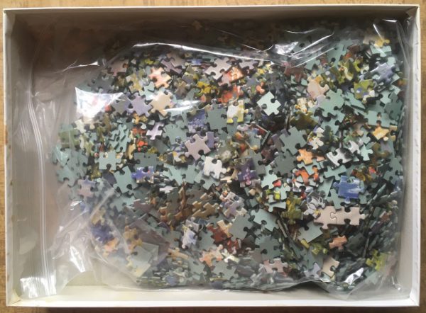 Image of the puzzle 1500, Schmidt, Swan Pond, Complete, Pictture of the bag