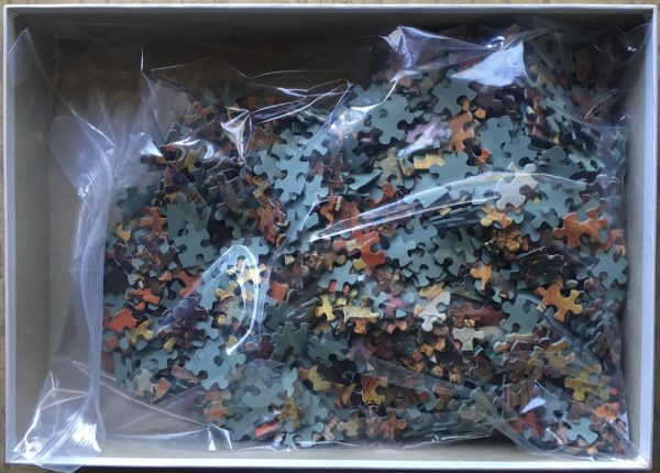 Image of the puzzle 1000, Flamenco, Wedding Dance, Pieter Bruegel the Elder, Complete, Picture of the bag