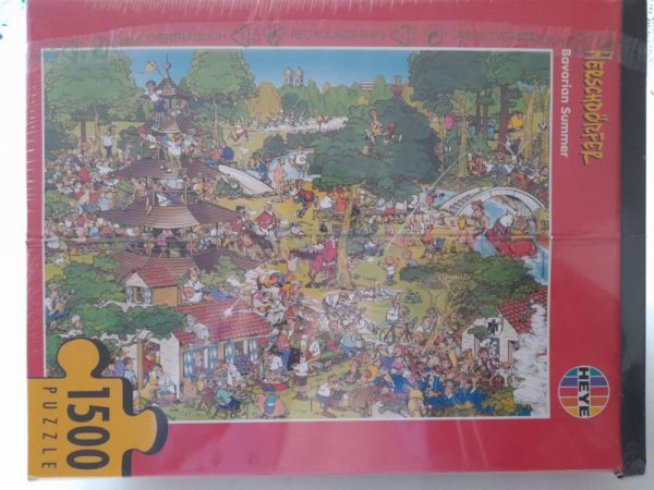 Image of the puzzle 1500, Heye, Bavarian Summer, by Gabriel Herschdörfer, Factory Sealed, Picture of the box
