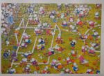 Image of the puzzle 500, Heye, Crazy Football, by Guillermo Mordillo, Complete, Picture of the puzzle