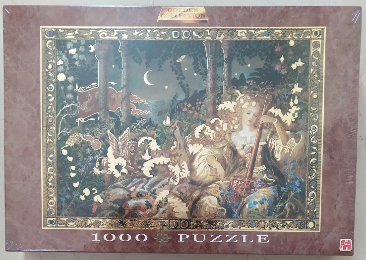 1000, Jumbo, Evening Serenade, by Kinuko Yamabe Craft, Factory Sealed, Listed by Barebrain Image of the puzzle 1000, Jumbo, Evening Serenade, by Kinuko Yamabe Craft, Factory Sealed, Picture of the box